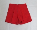กางเกงอนุบาลนำสมัยสีแดงเอวรังดุม